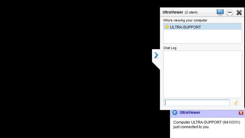 Hỗ trợ của cửa sổ chat nhanh