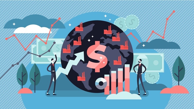 Mức thu nhập của ngành kinh tế phát triển 