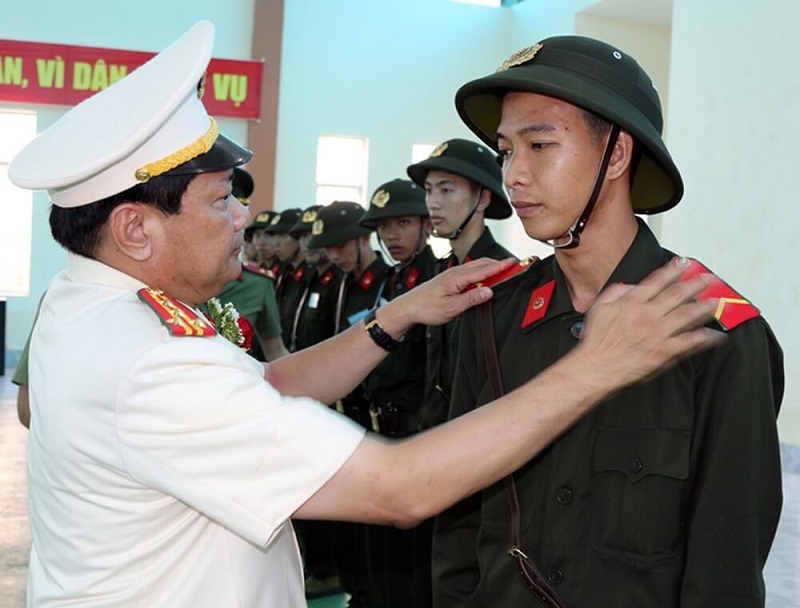 Thân nhân của người học nghĩa vụ công an cũng được hưởng chính sách