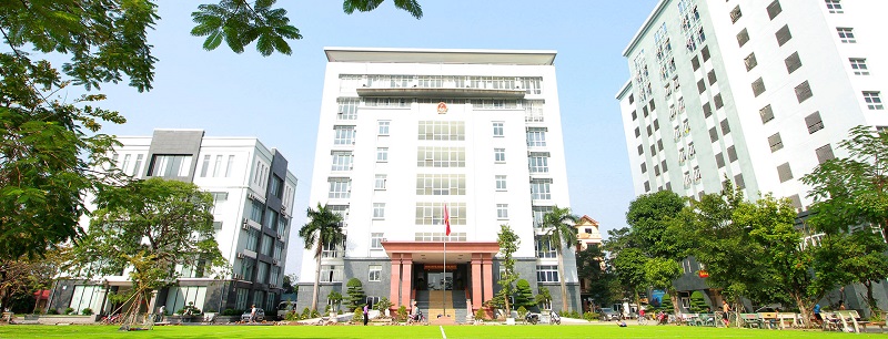 Khuôn viên trường Đại học Kiểm sát Hà Nội