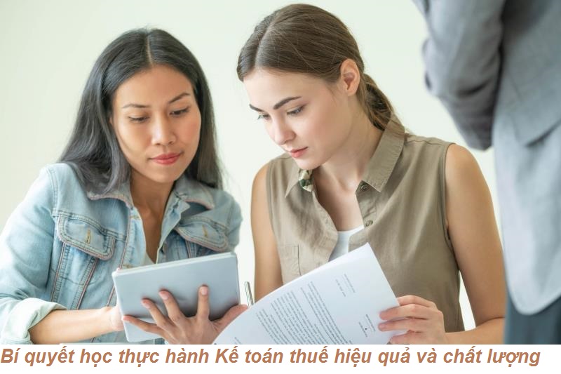 Cách học thực hành Kế toán thuế 