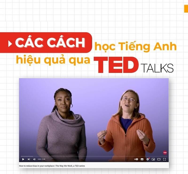 Học tiếng Anh hiệu quả qua ted talk