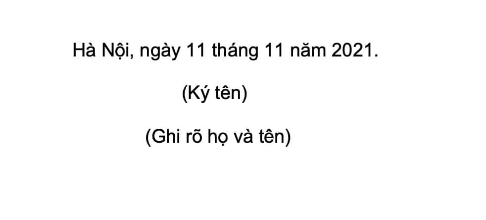 Hướng dẫn viết kết đơn xin nghỉ việc