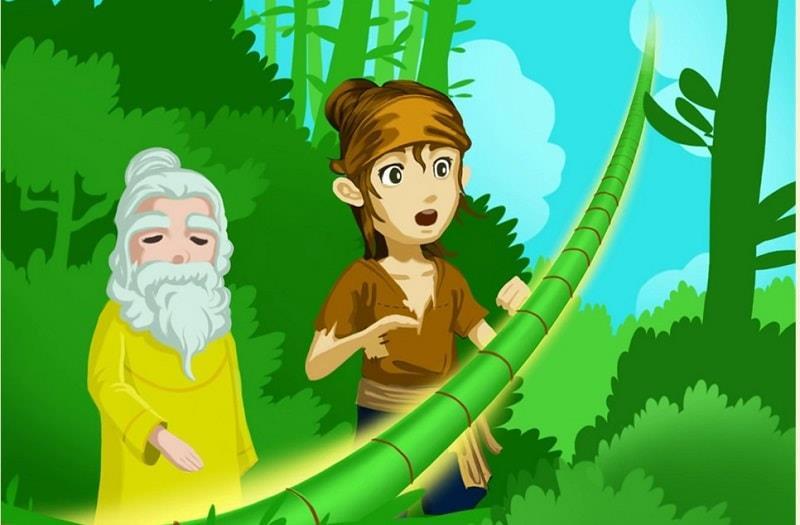 Chọn Cây tre trăm đốt để kể cho bé trước khi đi ngủ
