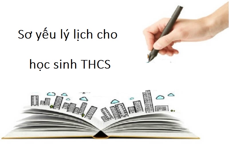 Kê khai thông tin học sinh cấp 2 trong sơ yếu lý lịch