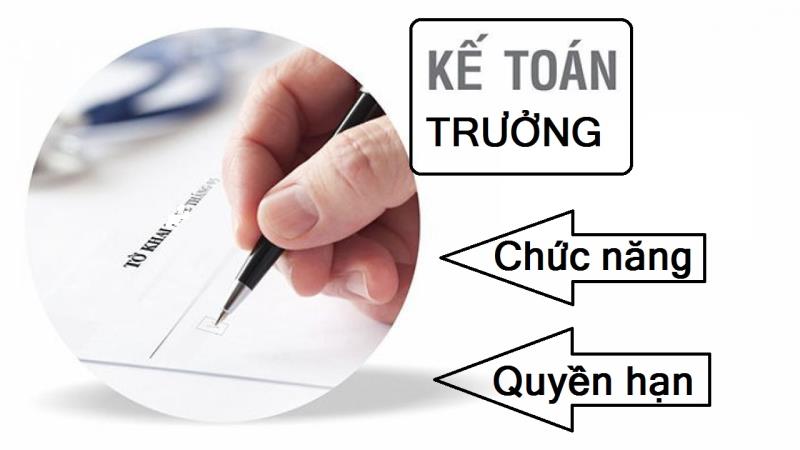 Kế toán trưởng và những quyền hạn được quy định