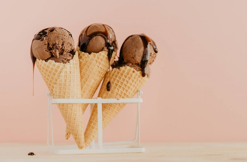 Tuyệt đối không được để kem gelato bị tan chảy