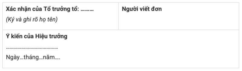 Kết đơn xin nghỉ việc không lương gồm những gì