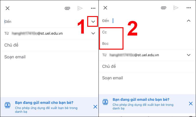 Những khác biệt nào trong CC và BCC ở email?