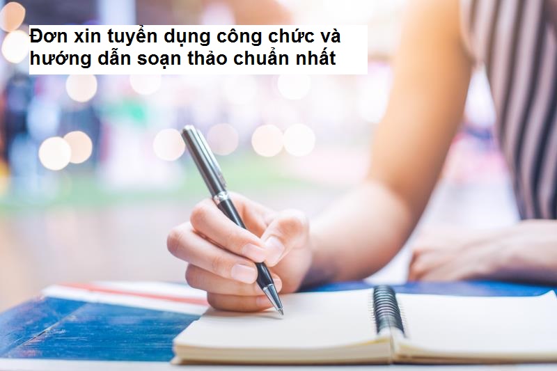 Nội dung đơn xin tuyển dụng công chức