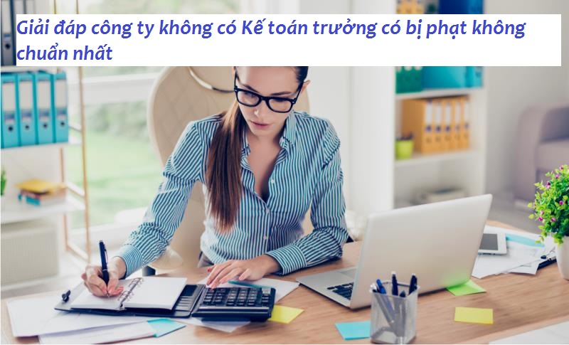 Trường hợp công ty, tổ chức không có Kế toán trưởng