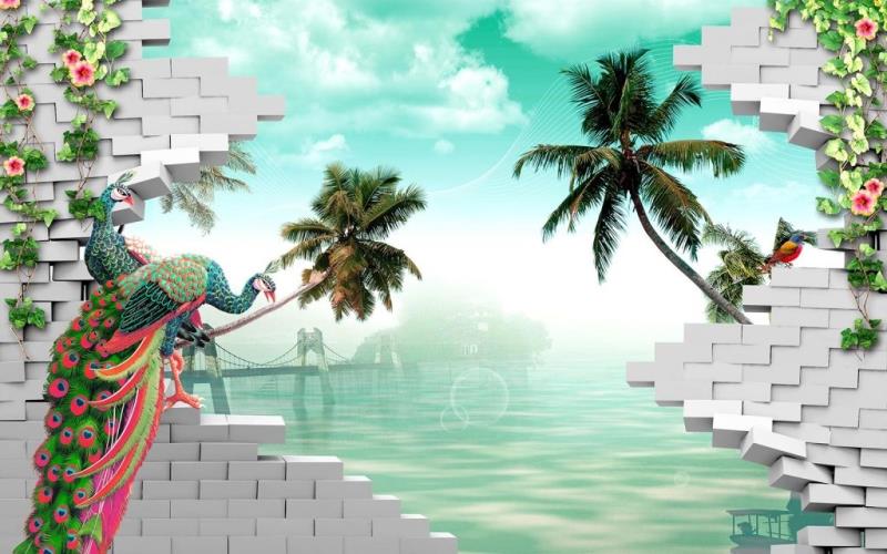 Tranh 3D có thể trang trí cho nhiều không gian