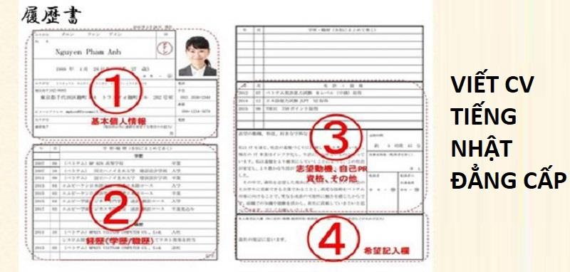 Mẫu CV tiếng Nhật