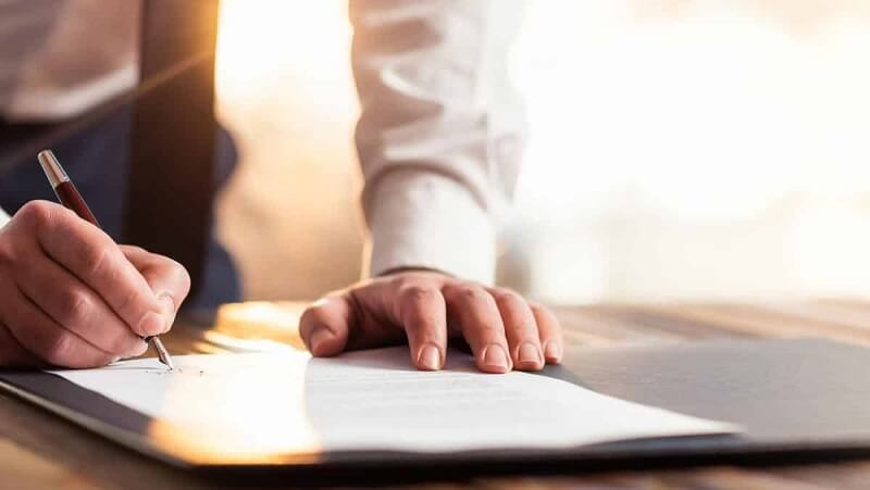 Ký biên bản xác nhận