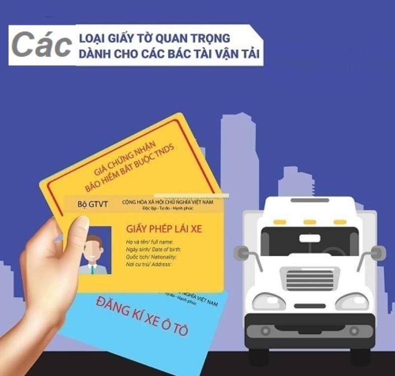 Trả lời câu hỏi lái xe tải cần những giấy tờ gì