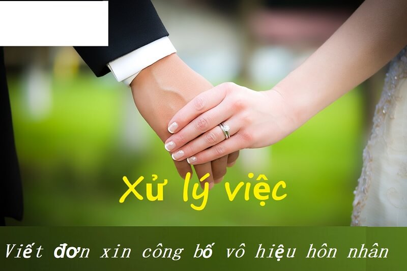 Hướng dẫn trình bày mẫu đơn xin công bố vô hiệu hóa cuộc hôn nhân