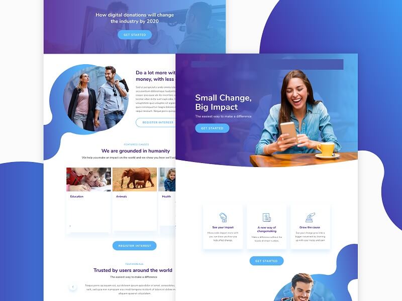Landing page là một trang độc lập với trang chủ