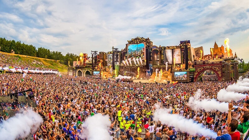 Lễ hội âm nhạc Tomorrowland được tổ chức tại Bỉ