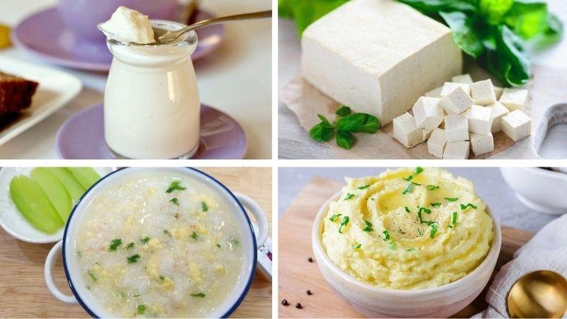 Nên ăn các thực phẩm chín mềm