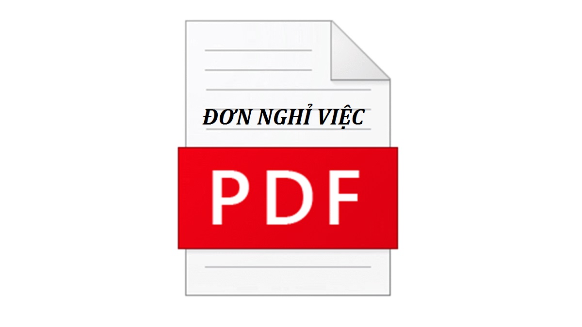Hạn chế của PDF khi sử dụng để tạo đơn xin nghỉ việc