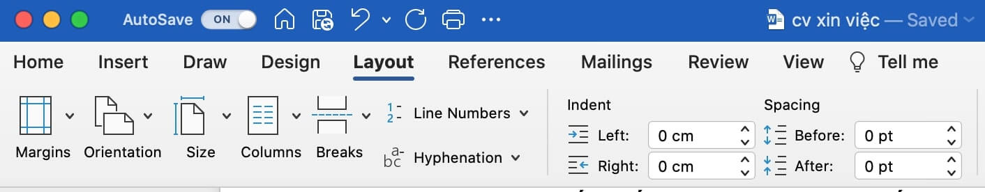 Lựa chọn khổ giấy