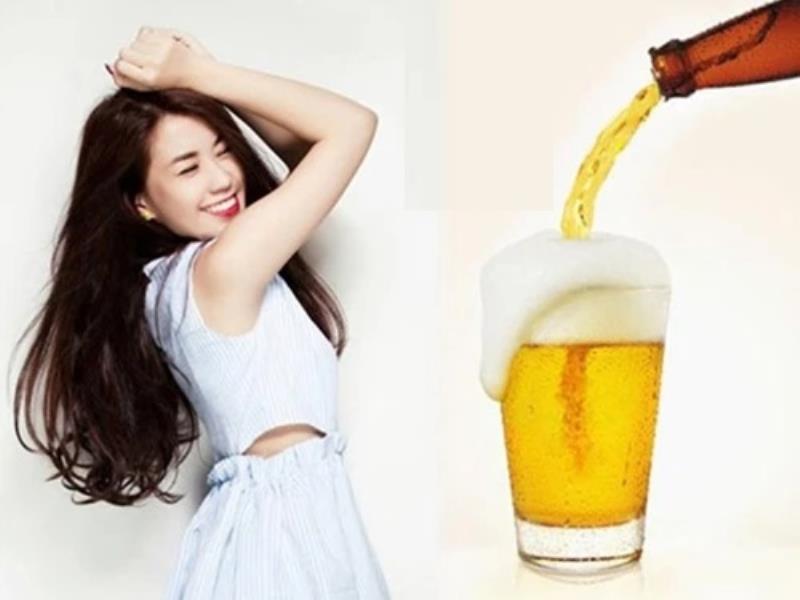 Lưu ý cần biết khi gội đầu bằng bia