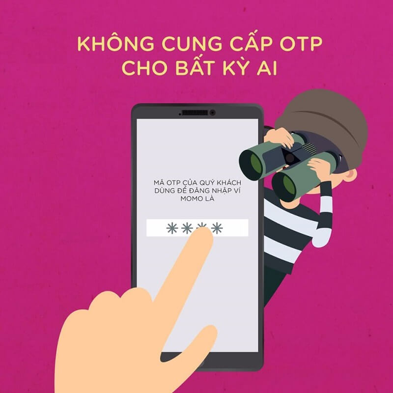 Lưu ý khi dùng mã OTP