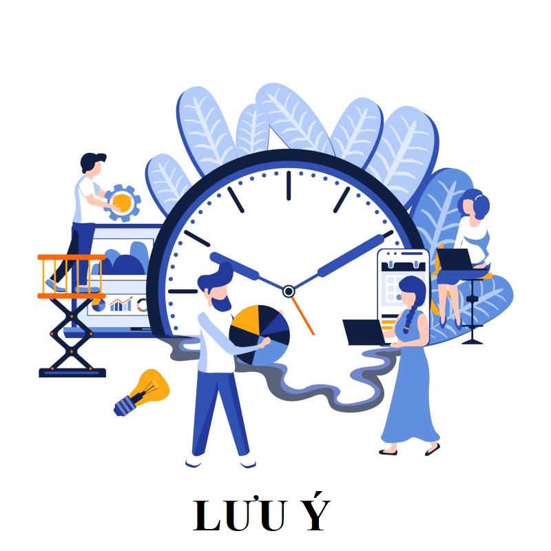 Lưu ý khi ra mẫu quy định thời gian làm việc