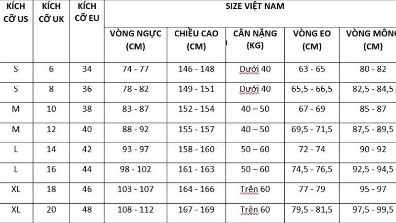 Những tiêu chí cần lưu ý khi sử dụng trang phục Free size