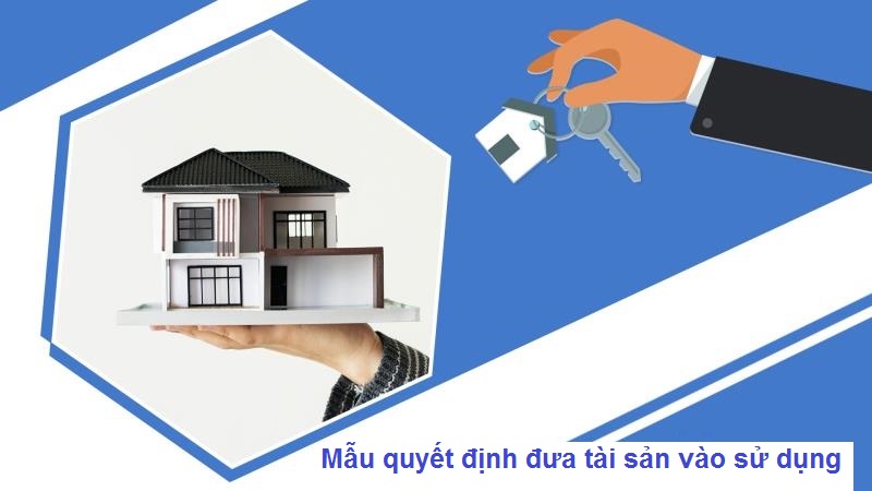 Mẫu quyết định đưa tài sản vào sử dụng