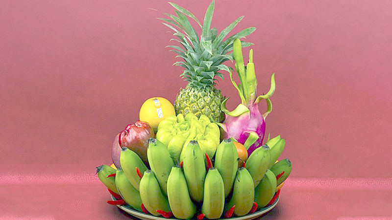 Mâm ngũ quả miền Bắc