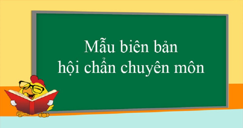 Mẫu biên bản hội chẩn