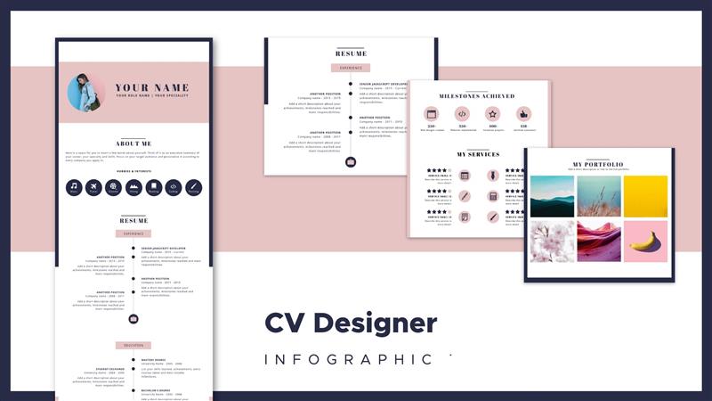 Nguyên tắc thiết kế CV infographic