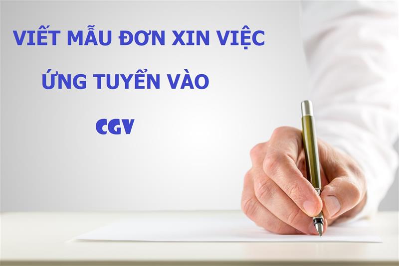 Viết trình độ về học vấn cá nhân trong mẫu đơn xin việc CGV
