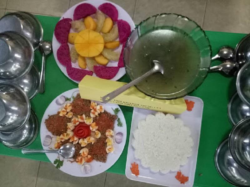 Đơn xin việc nấu ăn ở trường mầm non