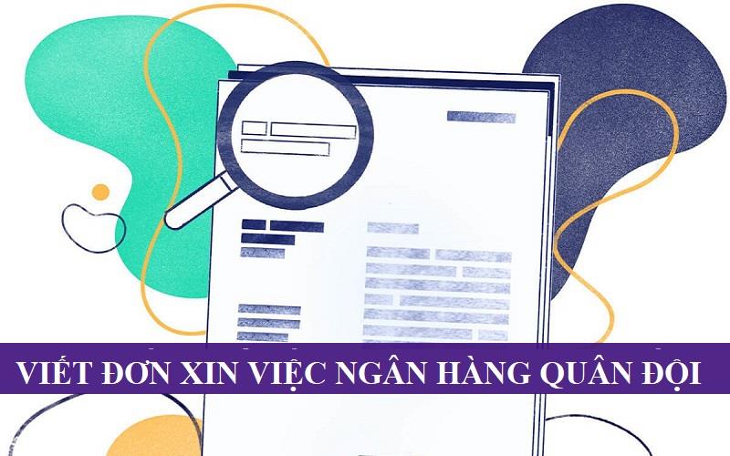 Phần đầu đơn xin việc ngân hàng Quân đội