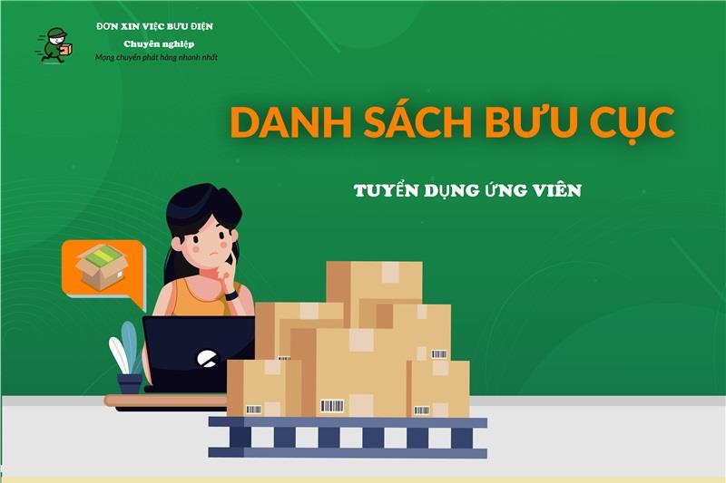 Viết nội dung đơn xin việc vào bưu điện