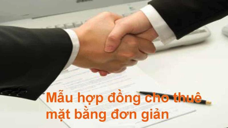 Mẫu hợp đồng thuê nhà để kinh doanh