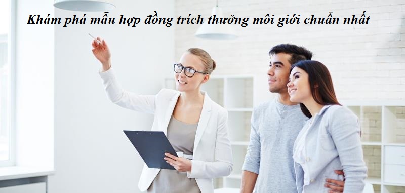 Mẫu hợp đồng trình thưởng môi giới