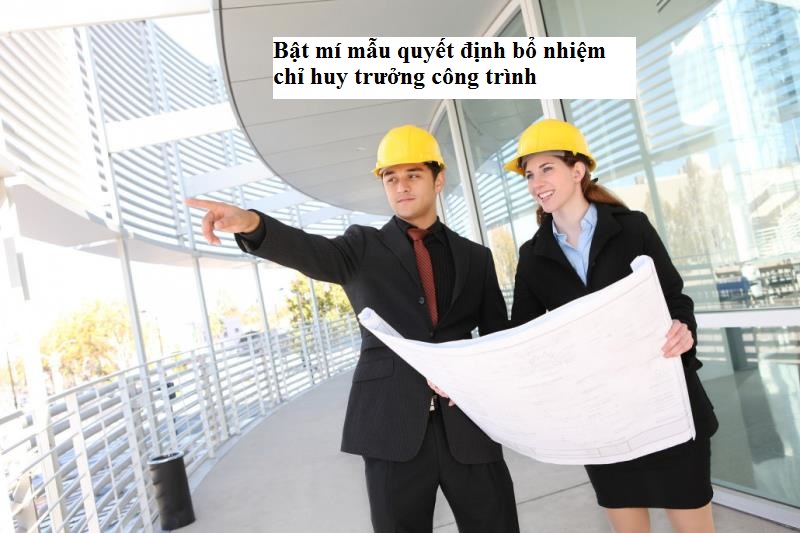 Thông tin cần biết về mẫu quyết định bổ nhiệm 