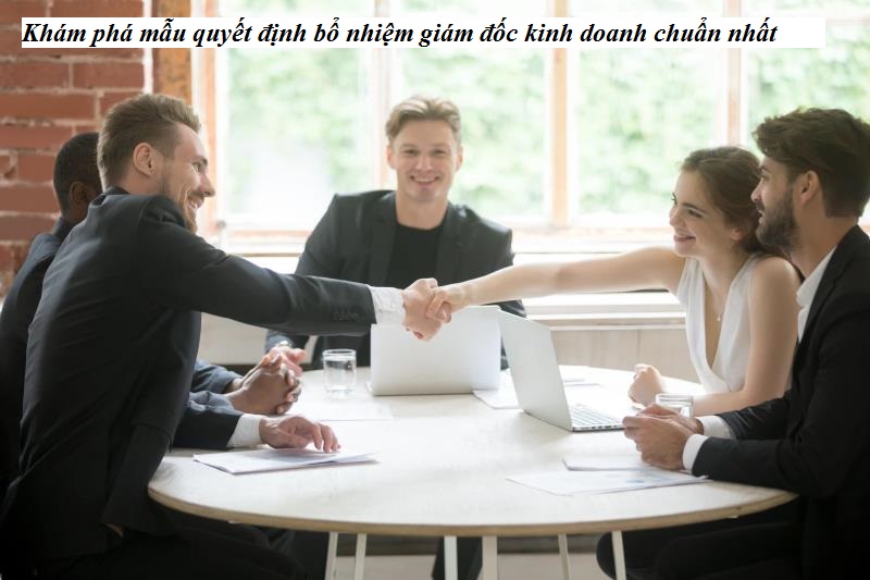 Phần đầu quyết định bổ nhiệm giám đốc kinh doanh