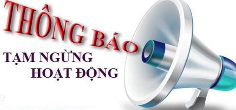 Mẫu thông báo tạm ngừng kinh doanh