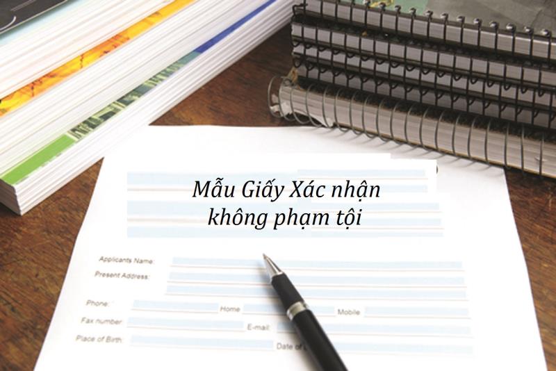Lưu ý viết giấy xác nhận về vấn đề không phạm tội