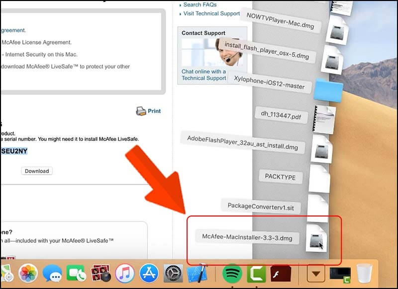 Cài đặt McAfee cho máy tính macOS