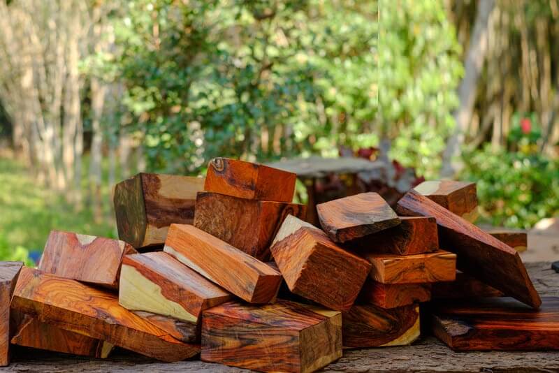 Gỗ Rosewood có mùi thơm dịu nhẹ