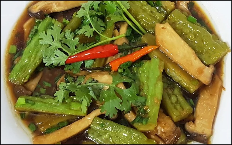 Mướp đắng kho