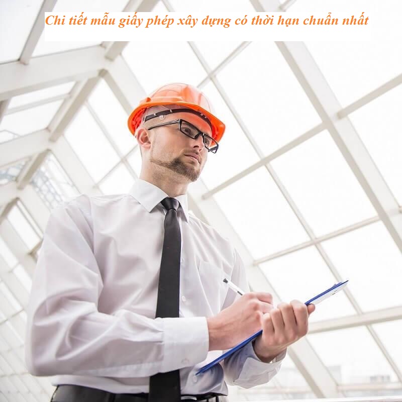 Khám phá mẫu giấy phép xây dựng có thời hạn