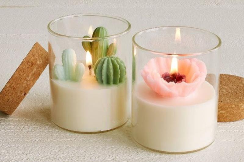 Sản xuất nến thơm từ sáp đậu nành