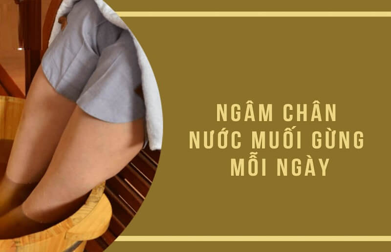 Ngâm chân trong nước muối pha loãng để ngủ ngon và phòng trị viêm, ngứa