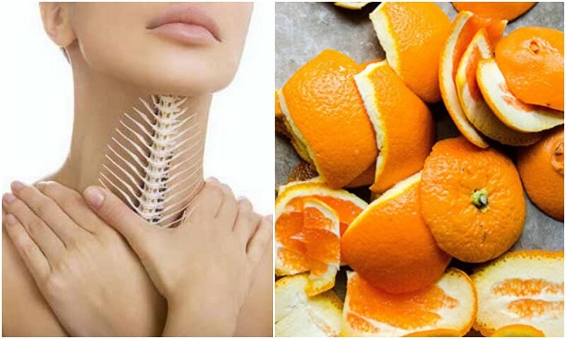 Ngậm C hay vỏ cam sẽ đem lại hiệu quả trị hóc xương cá